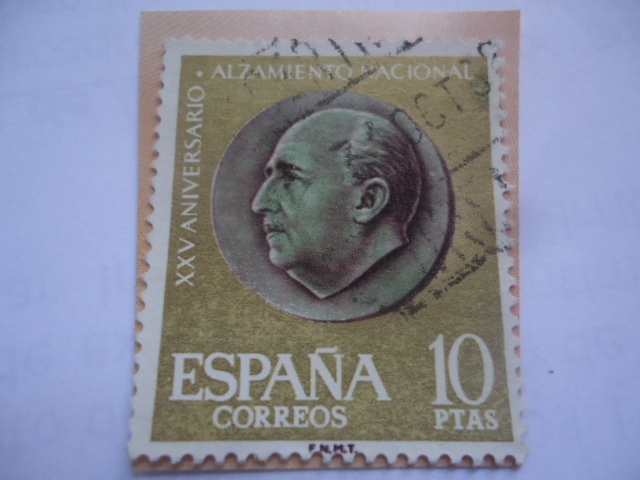 Ed: 1364 - XXV Aniversario  Alzamiento Nacional- Francisco Franco (1892-1975)