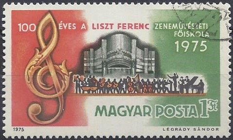 1975 - Centenario de la Academia Músical Ferenc Liszt