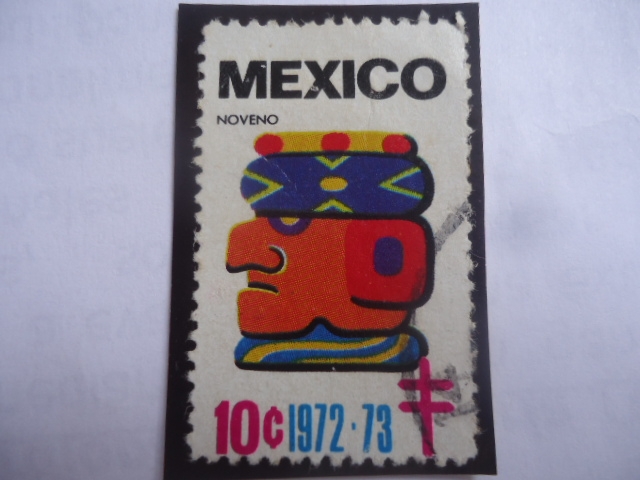 CENICIENTAS- Antituberculosos- Símbolos Aztecas y Mayas-Cruz de Lorena-(Sellos, Cenicientas) Código: