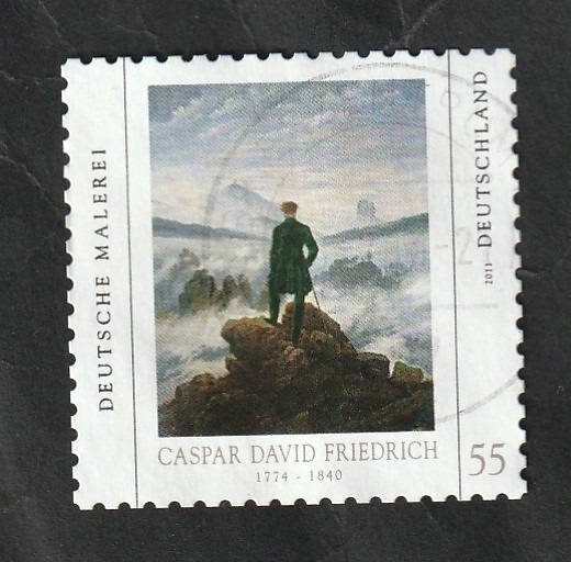 2694 - Caminante sobre mar de niebla, de Caspar David Friedrich
