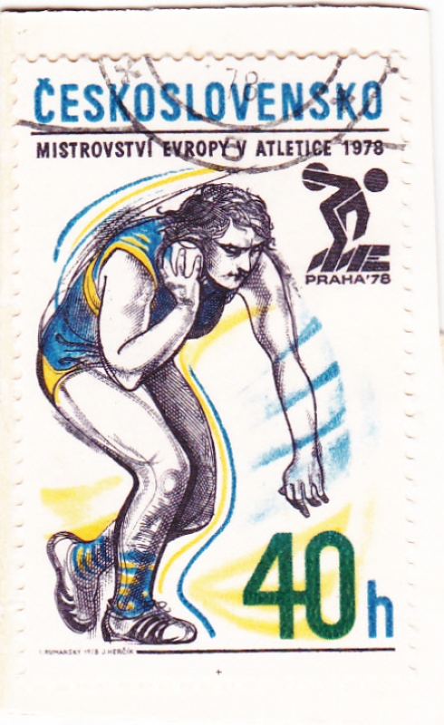 CAMPEONATO EUROPEO DE ATLETISMO- PRAGA- 78