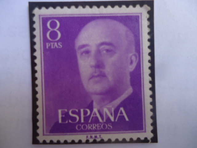 Ed: 1162 - General, Francisco Franco Bahamonde (1892-1975) - Serie: Genaral Franco (V) 1955-1975)