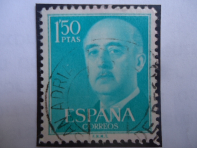 Ed: 1155 -General Francisco Franco Bahamonde (1892-1975) - Serie:General Francisco Franco (V) 1955-1