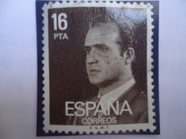 Ed:2558 - King Juan Carlos I - Serie: King Juan Carlos I (1976-1984)-Retrato de Cabeza y Hombro, Car