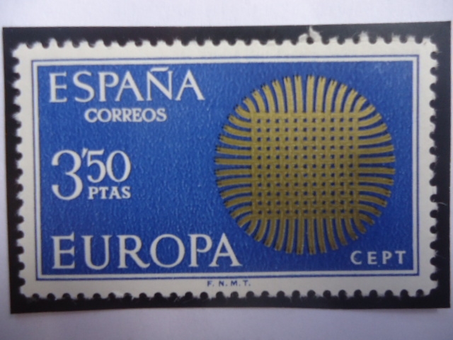 Ed 1973 - Europa - C.E.P.T - Europa Simbolo - Tejido.