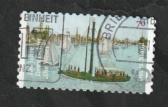 3067 - Bicentenario del barco a vapor por la riviera Weser