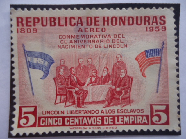 Conmemorativa del  CL Aniversario del Nacimiento de Lincoln-150 Años del Nacimiento de Lincoln (1809