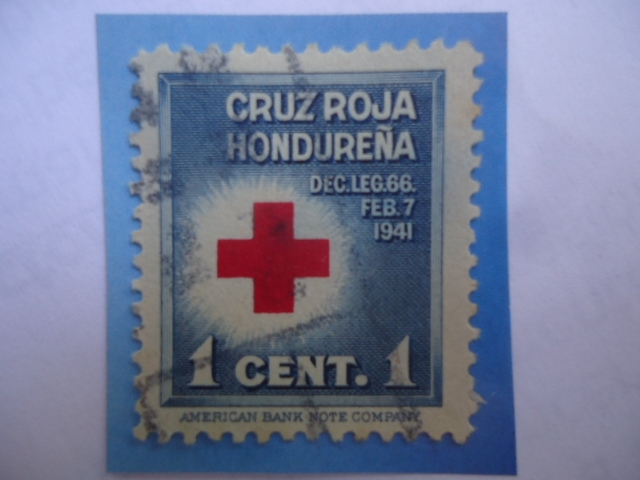 Cruz Roja Hondureña - Dec.Lec.66.Feb.7-1941