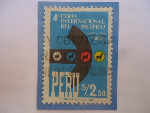 4a Feria Internacional del Pacifico - (30 de Oct al 14 Nov. 1965)- Emblema