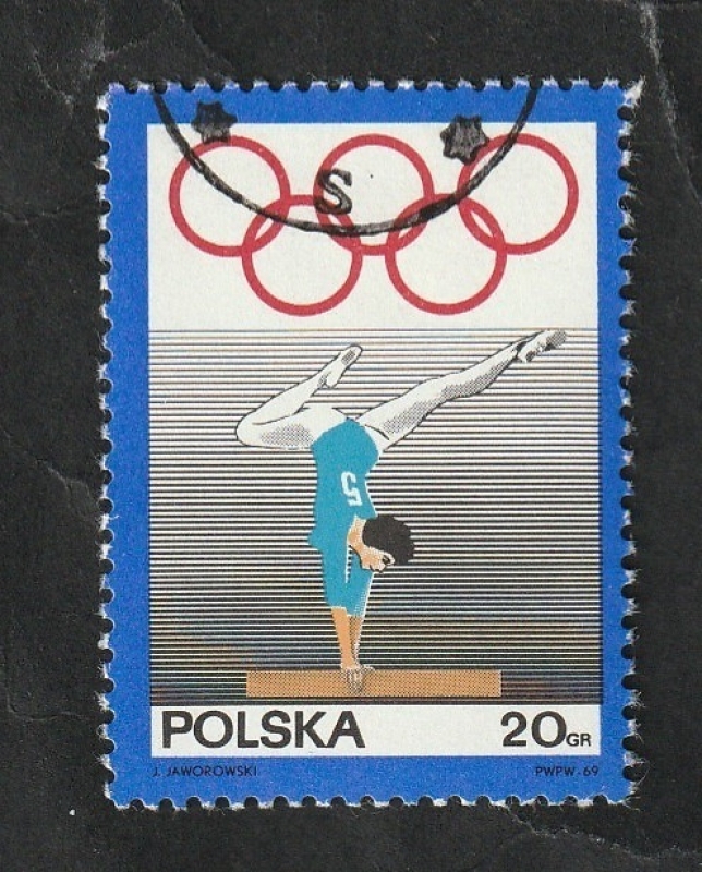 1759 - 50 Anivº del Comité olímpico polaco, Gimnasia