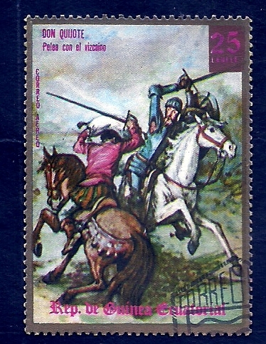 Don quijote (Pelea con el Vizcaino )