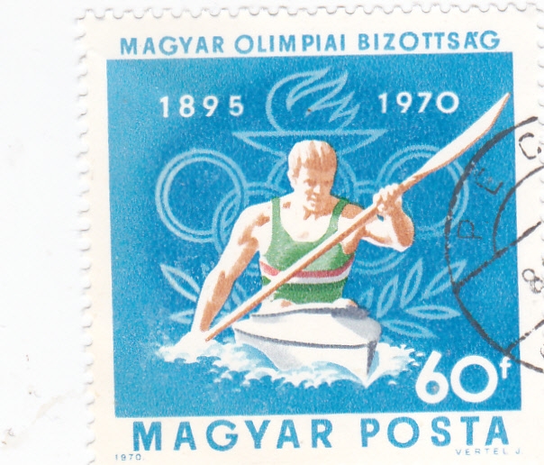 1895 OLIMPIADAS 1970 -Piragua