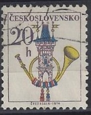 1974  - Trompeta postal