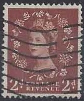 1952-58 - Queen Elizabeth II - 2½d Predecimal Wilding