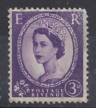 1967 - Queen Elizabeth II - Predecimal Wilding 