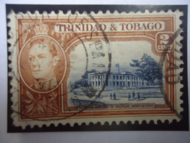 Imperial College of Tropical Agriculture - Serie: 1939-48, King George VI- Pintura.