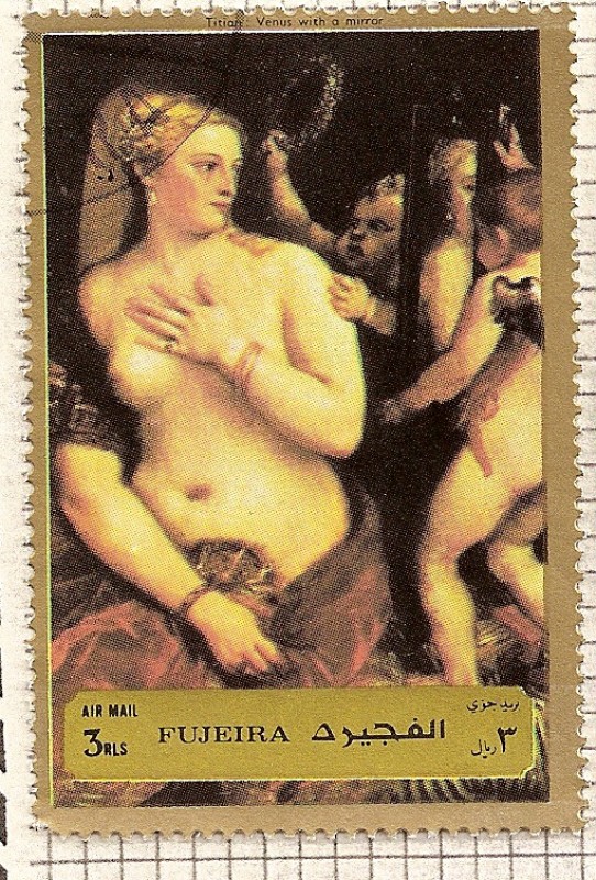 Fujeira. Pintura de Tiziano. Venus con espejo.