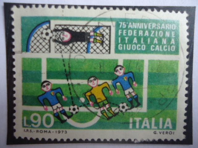 75° Anniversario Federazione Italiana Giuoco Calcio-75°Aniversario Federación Italiana Giuoco Calcio