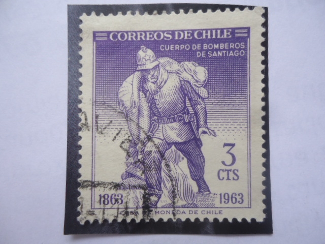 Cuerpo de Bomberos de Santiago -100 Aniversario (1863-1963)