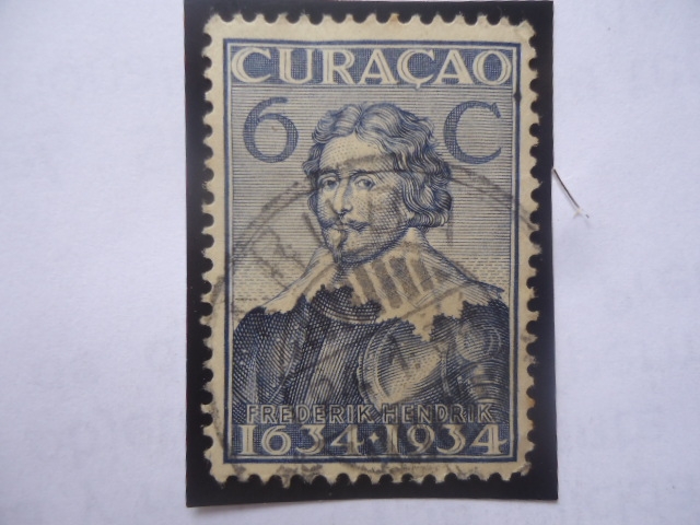 Curacao- Principe Frederik Hendrik (1584-1647)- Tercer Centenario de la Colonia (1634-1934)