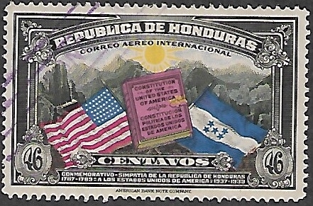 Simpatía de la República de Honduras a los EstadosUnidos de América 