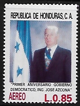 Primer aniversario de gobierno democrático Ing. José Azcona