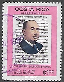 José María Zeledón Brenes, autor de la letra del Himno Nacional 