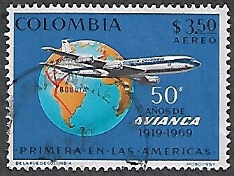 50 años de Avianca, primera línea aérea en las Américas