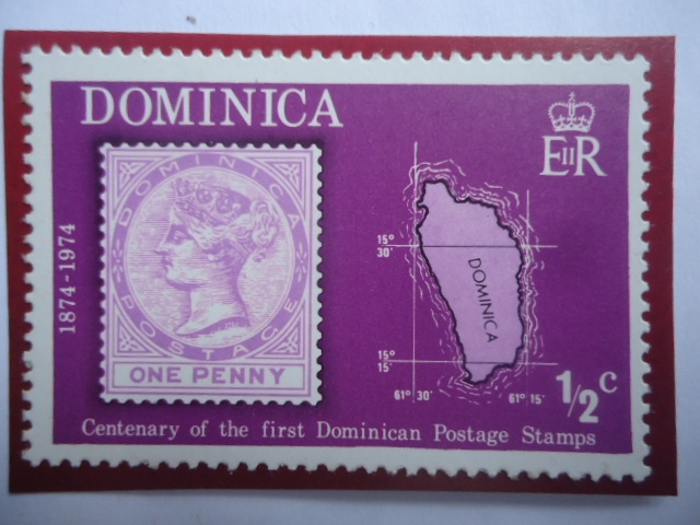 Centenary of the first Dominican Postage Stamp-Centenario de los Primeros Sellos Dominicanos (1874-1