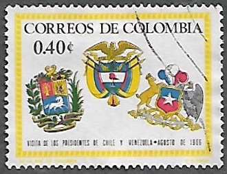 Visita de los presidentes de Chile y Venezuela 