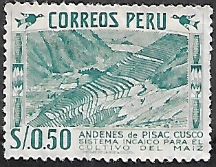 Andenes de Pisac Cusco, sistema incaico para el cultivo del maíz