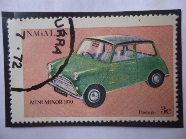Mini Minor 1970 - Nagaland (India)-Emisión: Cenicienta-Tema:Coche