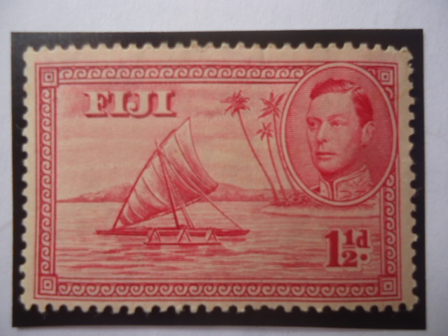 Canoa - King George VI- Rep. de FIJI - País Insular de Oceanía en Oc. Pacífico.
