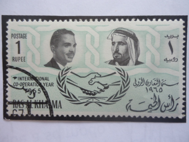 Ras Al-Khaimah- Internacional Co-Año de Operacion 1965- Jeque:Saudbin Sagr al-Qasimi