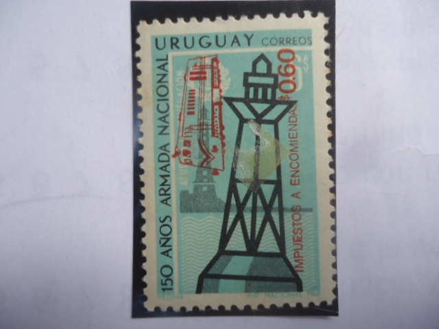 150 Años Armada Nacional--Impuesto Nacional 1968 - Impuestos a Encomiendas - Ayuda a la Navegación.
