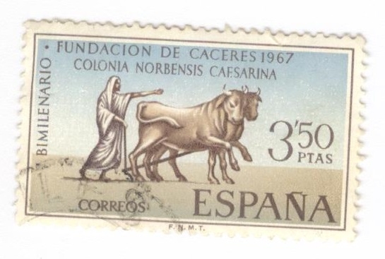 Edifil 1828. Bimilenario de la fundación de Cáceres