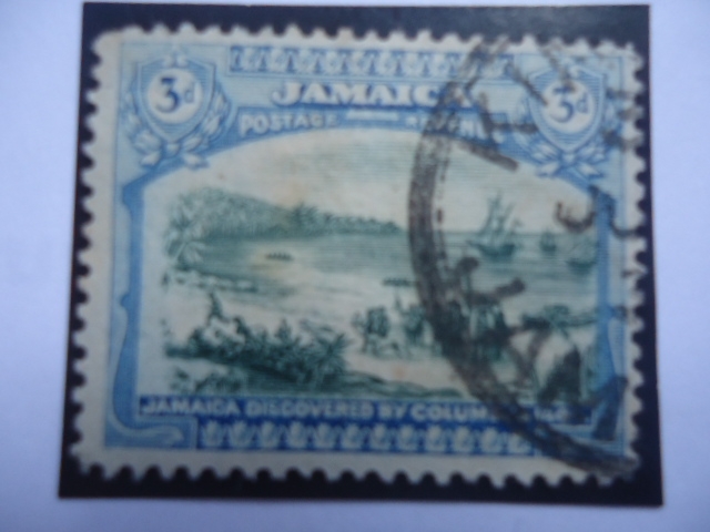 Colón Desembarcando en América - Serie Escenas de Jamaica (1919-1921)
