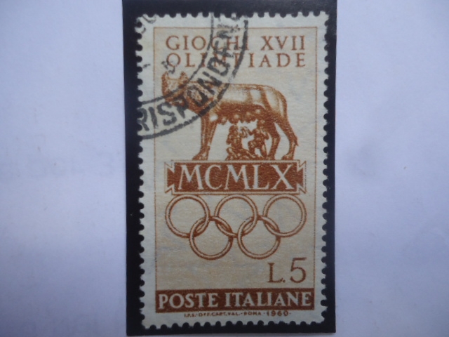 17° Juegos Olímpicos de Verano 1960 - Roma - Loba de Roma.