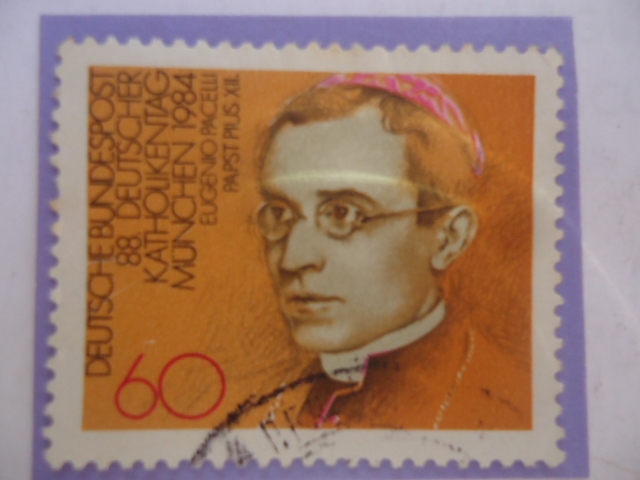 88°Congreso Católico Aleman-Munich 1984 - Pio XII - Eugenio Pacelli (1876-1958) Papa N°260 (1939/58)