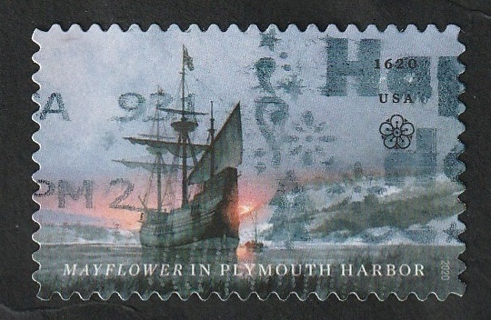 IV Centº de la llegada del Mayflower a Plymouth