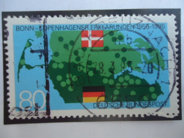 Bonn- Kopenhagener Erklarungen 1955-1985 - 30°Aniver. Problema Conjunto con Dinamarca (1955-1985)-Tr