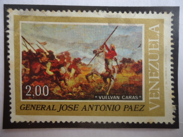 Gen.José Antonio Páez (1790-1873)-Cent. de su Muerte (1873-1973)-