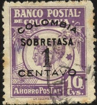 Banco Postal de Colombia Imagen de niños Sobre tasa.