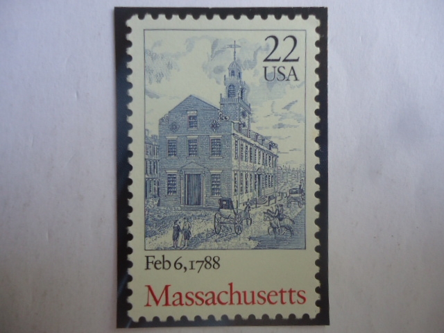 Massachusetts-Bicentenario de la Ratificación de la Constitucción, Feb 6 de 1788-1988