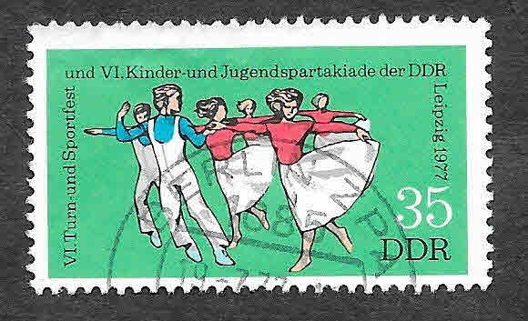 1836 - VI Festival de Gimnasia y Deporte y Juegos Espartaquistas Infantiles y Juveniles (DDR)