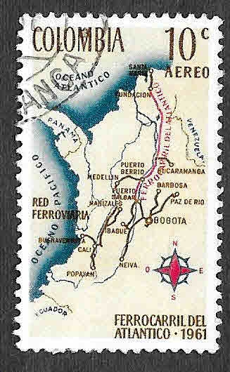 C442 - Mapa Ferroviario de Colombia