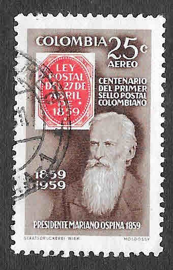 C351 - Centenario del Primer Sello Postal Colombiano