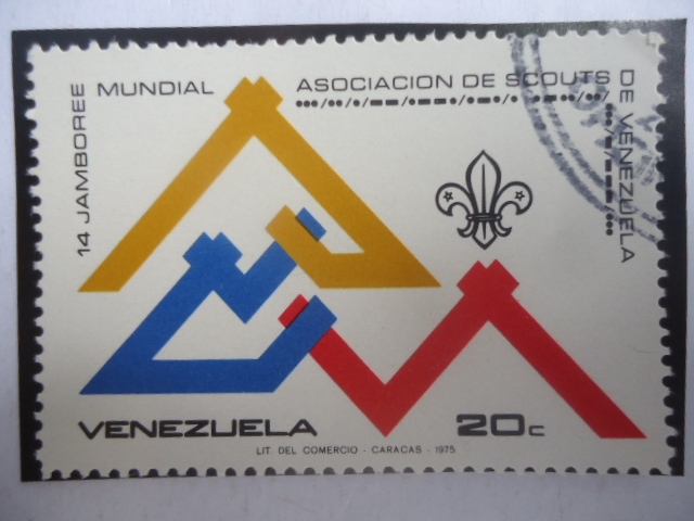 14 Jamboree Mundial - Asociación de Scouts de Venezuela - Emblemas.