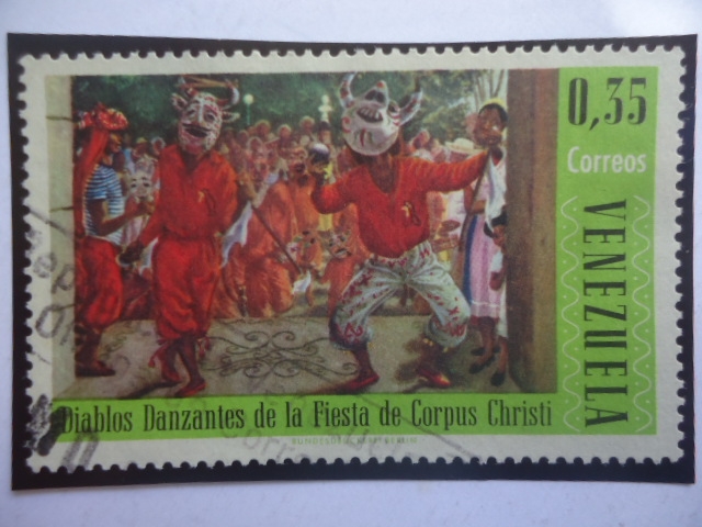 Danzas Populares- Danzantes de la Fiesta de Corpus Christi- Serie: Danzas Folclóricas. 
