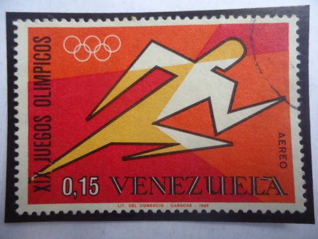 Corriendo - 19°Juegos Olímpicos 1968 - Serie: Juegos de Verano Mexico 1968.